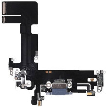 Flex for iPhone 13 for charging connector with microphone Blue original (used Grade A)