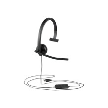 Ausinės - Logitech H570e Teams Version Mono USB-C Ausinės Su Triukšmo Slopinimu Juodos Ausinės - Logitech H570e Teams Version Mono USB-C Ausinės Su Triukšmo Slopinimu Juodos