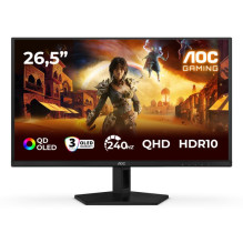 Monitor - AOC Q27G41ZDF 27 inch QD-OLED 2560x1440 240Hz gaming monitor Black Monitor - AOC Q27G41ZDF 27 inch QD-OLED 2560x1440 240Hz gaming monitor Black