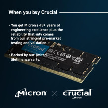 NB MEMORY 24GB DDR5-5600 / SO CT24G56C46S5 CRUCIAL