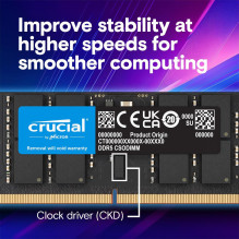 Atminties DIMM PRO 32GB DDR5-6400 / CT32G64C52CS5 CRUCIAL Atminties DIMM PRO 32GB DDR5-6400 / CT32G64C52CS5 CRUCIAL