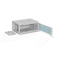 ALANTEC 19" 4U 600x450 wall-mounted cabinet, grey ALANTEC 19" 4U 600x450 wall-mounted cabinet, grey