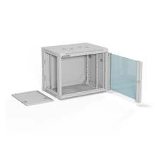 ALANTEC 19" 9U 600x450 wall-mounted cabinet, grey ALANTEC 19" 9U 600x450 wall-mounted cabinet, grey