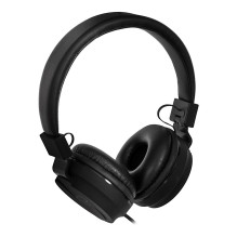 Headphones - Esperanza BONGO Wired Headphones With Headband 1.5m Microphone 20-20000Hz Black Headphones - Esperanza BONGO Wired Headphones With Headband 1.5m Microphone 20-20000Hz Black