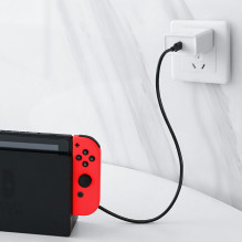 Ugreen US286 USB-C – USB-C 3A 480Mb/s kabelis 3m – juodas