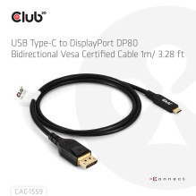 CABLE USB-C TO DP 1M / M / M CAC-1559 CLUB3D