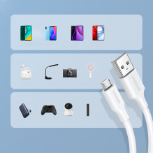 Ugreen US289 60143 micro USB / USB-A laidas 2m - baltas