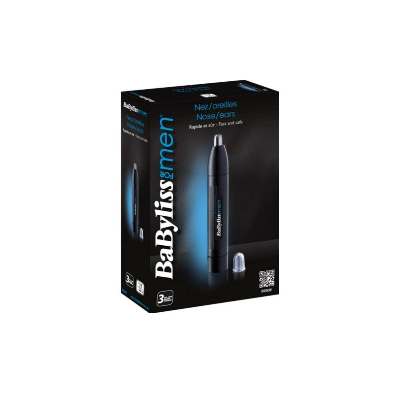 Asmeninės priežiūros priemonė - BaByliss E650E Precizinis skustuvas Vandeniui Juodas