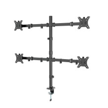 Monitoriaus Laikiklis - GEMBIRD MA-D4-01 Reguliuojamas 4 Ekranų Laikiklis 13"-32" VESA 10kg Monitoriaus Laikiklis - GEMBIRD MA-D4-01 Reguliuojamas 4 Ekranų Laikiklis 13"-32" VESA 10kg