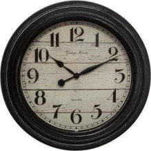 Clock 169302, black, 29.4 cm x 29.3 cm Clock 169302, black, 29.4 cm x 29.3 cm