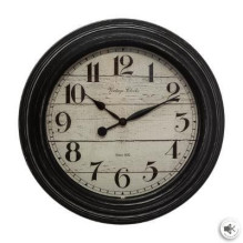 Clock 169302, black, 29.4 cm x 29.3 cm Clock 169302, black, 29.4 cm x 29.3 cm