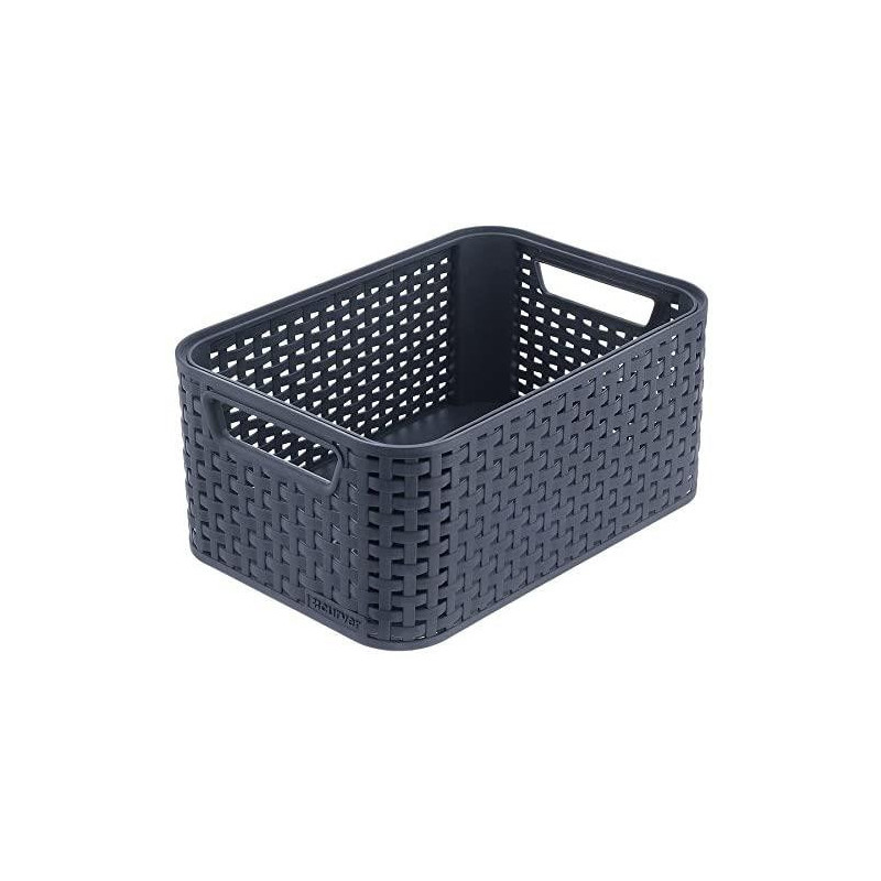 Daiktadėžė CURVER STYLE, 30 l, pilka, 43×32×23 cm