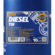 Automobilio variklio tepalas Mannol Diesel TDI, 5W-30, 10 l
