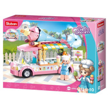 Konstruktorius Sluban Ice cream car M38-B0993A, plastikas