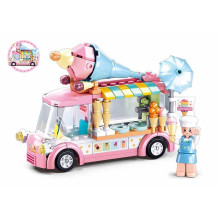 Konstruktorius Sluban Ice cream car M38-B0993A, plastikas