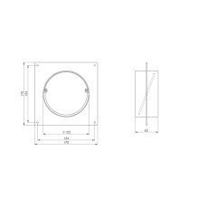 Ventiliacijos tarpmovė EUROPLAST AFV125, D125 Ventiliacijos tarpmovė EUROPLAST AFV125, D125