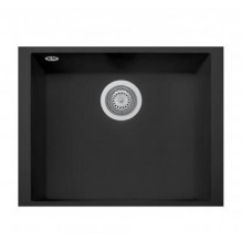 Stone mass sink plata-telma cube undermount On5610st 30tg black