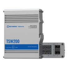 Komutatorius, TELTONIKA, TSW2000000B0, PoE prievadai 8, 240 vatų, TSW200