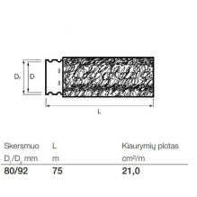 Drenažo vamzdis su kokoso filtru Wavin Ø 80 / 92 mm 50 m Drenažo vamzdis su kokoso filtru Wavin Ø 80 / 92 mm 50 m