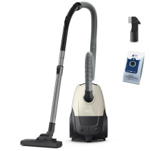 Dulkių siurblys, PHILIPS, Įėjimo galia 800 W, Dulkių talpa 3 L, Cilindrinis dulkių siurblys, Valymo tipas: Sausas, Dulki