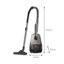 Dulkių siurblys, PHILIPS, Įėjimo galia 850 W, Dulkių talpa 3 L, Cilindrinis dulkių siurblys, Valymo tipas: Sausas, Dulki Dulkių siurblys, PHILIPS, Įėjimo galia 850 W, Dulkių talpa 3 L, Cilindrinis dulkių siurblys, Valymo tipas: Sausas, Dulki