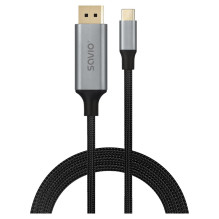 USB Cable - Savio CL-208 USB 3.2 Gen 1 32.4 Gbit/s 2 m Black, Gray