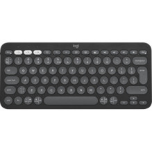 Klaviatūra „Logitech Pebble Keys 2 K380s“, grafito spalvos