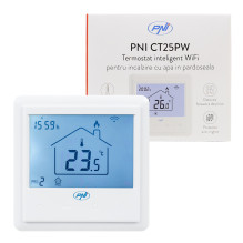 PNI CT25PW WiFi built-in intelligent thermostat, internet control underfloor heating, actuators, pumps, boiler, Tuya Sma