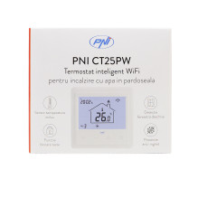 PNI CT25PW WiFi built-in intelligent thermostat, internet control underfloor heating, actuators, pumps, boiler, Tuya Sma