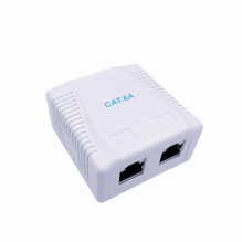 Kabelio tvirtinimo dėžutė CAT6A FTP / 2P NCAC-2F6A-01 GEMBIRD Kabelio tvirtinimo dėžutė CAT6A FTP / 2P NCAC-2F6A-01 GEMBIRD