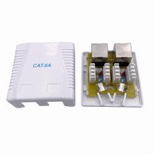 CABLE ACC MOUNT BOX CAT6A FTP / 2P NCAC-2F6A-01 GEMBIRD CABLE ACC MOUNT BOX CAT6A FTP / 2P NCAC-2F6A-01 GEMBIRD