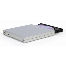 DVD RW USB2 8X išorinis RTL / sidabrinis DVD-USB-021-SV GEMBIRD