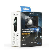 Montis Akumulatorowa latarka nagłowna z sensorem MT001 Black Headband flashlight LED Montis Akumulatorowa latarka nagłowna z sensorem MT001 Black Headband flashlight LED