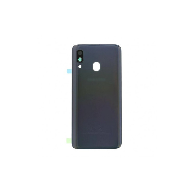 Galinis dangtelis skirtas Samsung A405 A40 2019 / Black / (su kameros stikliuku) HQ