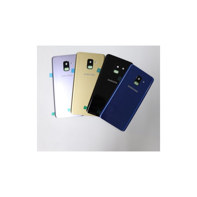 Galinis dangtelis skirtas Samsung A530 2018 A8 sidabrinis (su kameros stikliuku) HQ