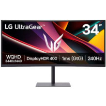 Monitorius LG 34' 34G630A-B IPS QHD 240Hz išlenktas