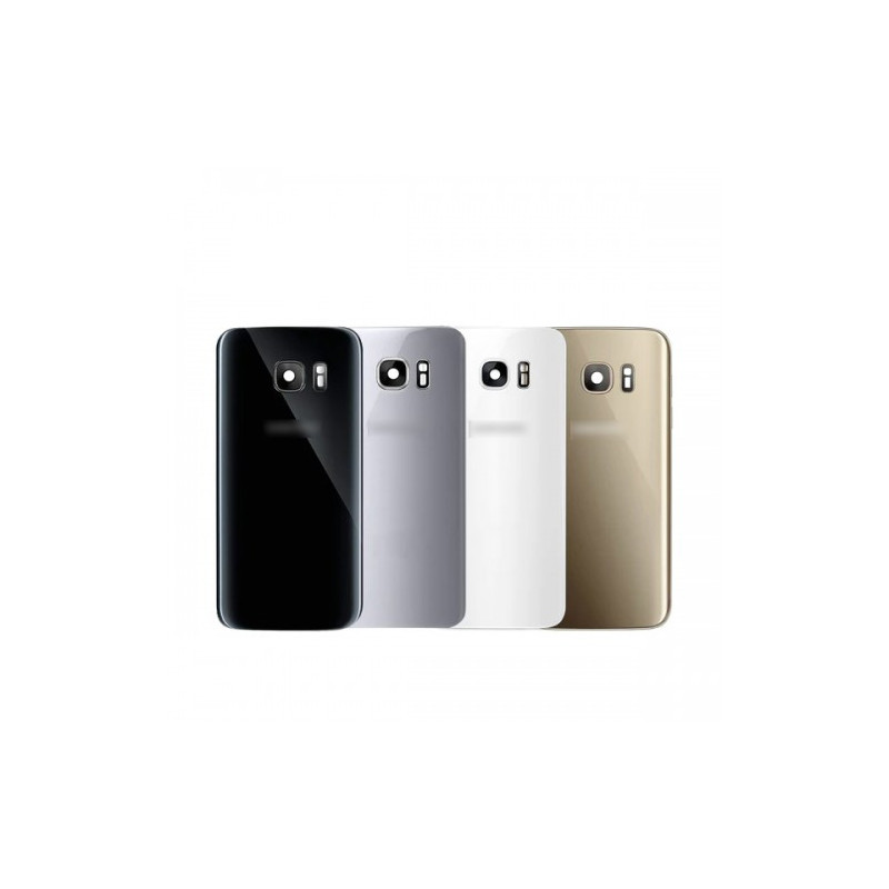 Galinis dangtelis skirtas Samsung G930F S7 / Black / (su kameros stikliuku) HQ