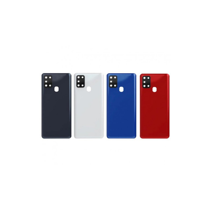 Galinis dangtelis skirtas Samsung A217 A21s / Black / (su kameros stikliuku) HQ