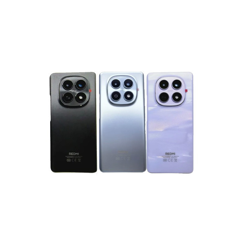 Galinis dangtelis skirtas Xiaomi Redmi Note 15 5G / Black / (su kameros stikliuku) OEM