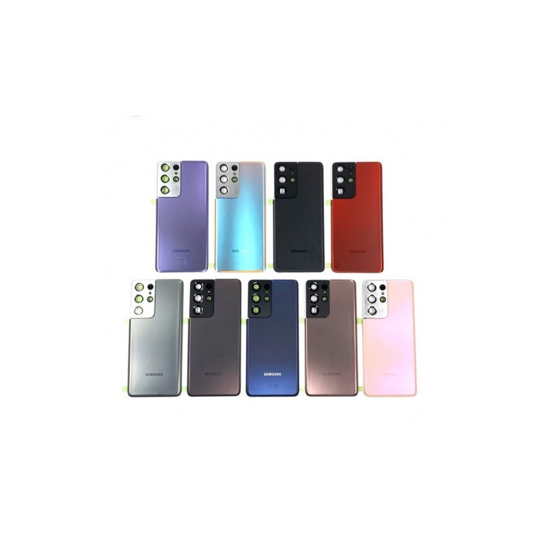 Galinis dangtelis skirtas Samsung G998 S21 Ultra / Phantom Grey / (su kameros stikliuku) OEM