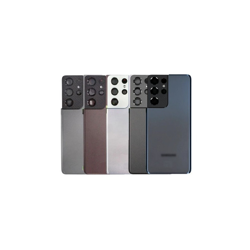 Galinis dangtelis skirtas Samsung G998 S21 Ultra / Phantom Navy / (su kameros stikliuku) OEM