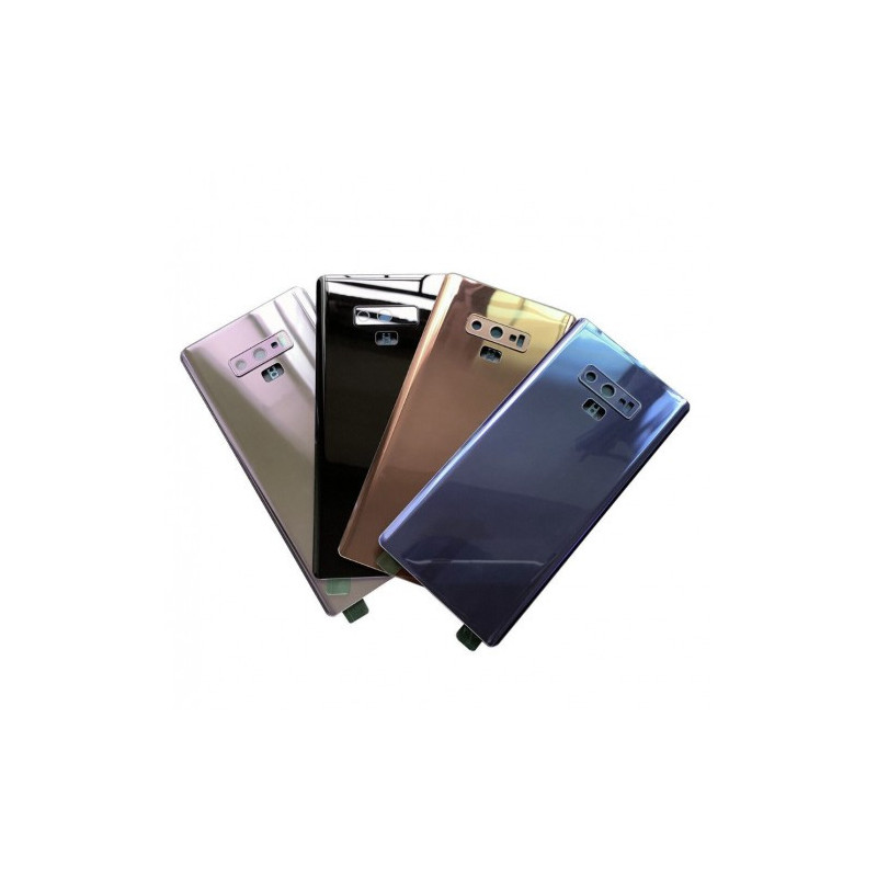 Galinis dangtelis skirtas Samsung N960 Note 9 / Midnight Black / (su kameros stikliuku) HQ