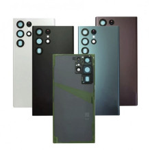 Galinis dangtelis skirtas Samsung S908 S22 Ultra / Burgundy / (su kameros stikliuku) OEM