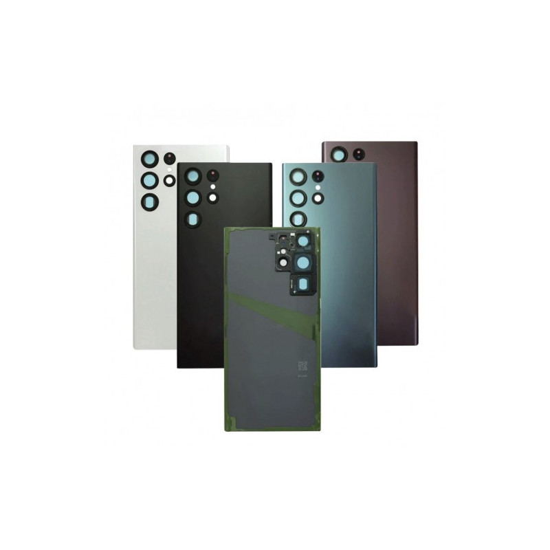 Galinis dangtelis skirtas Samsung S908 S22 Ultra / Burgundy / (su kameros stikliuku) OEM