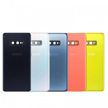 Galinis dangtelis skirtas Samsung G970 S10e / Prism White / (su kameros stikliuku) HQ