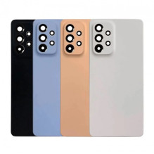 Galinis dangtelis skirtas Samsung A536 A53 5G / White / (su kameros stikliuku) OEM