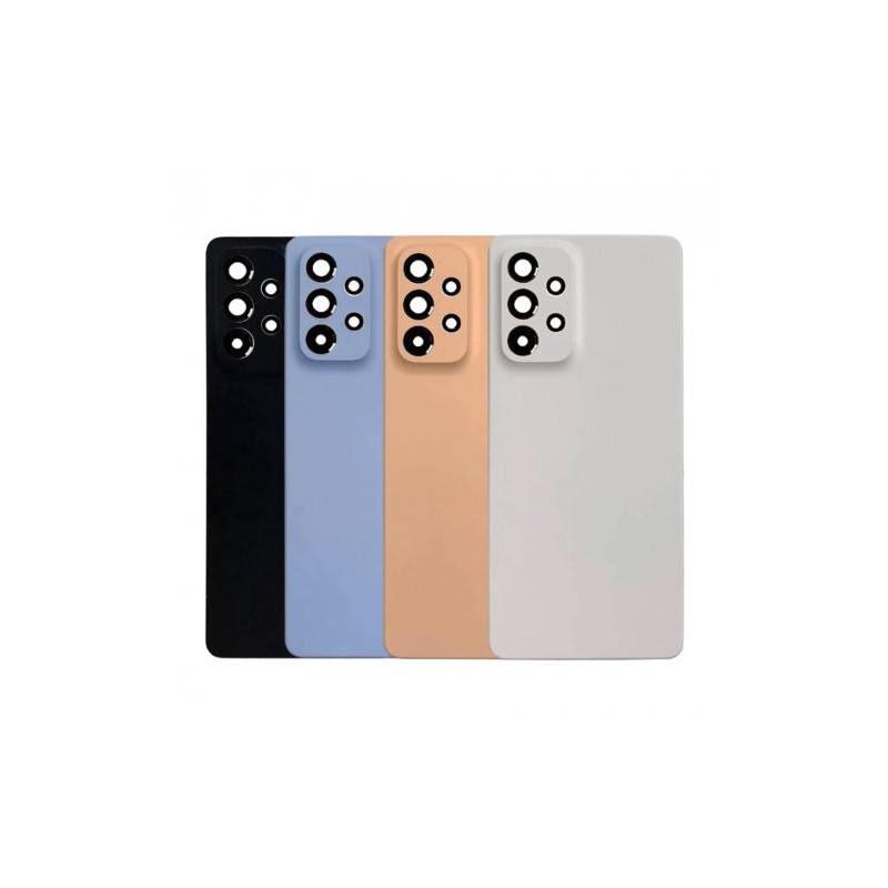 Galinis dangtelis skirtas Samsung A536 A53 5G / White / (su kameros stikliuku) OEM