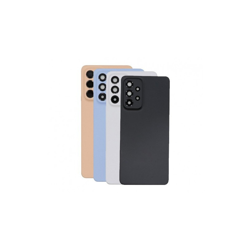 Galinis dangtelis skirtas Samsung A336 A33 5G / Peach / (su kameros stikliuku) OEM