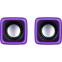 PC SPEAKERS DEFENDER SOLAR 7 2.0 6W LED USB