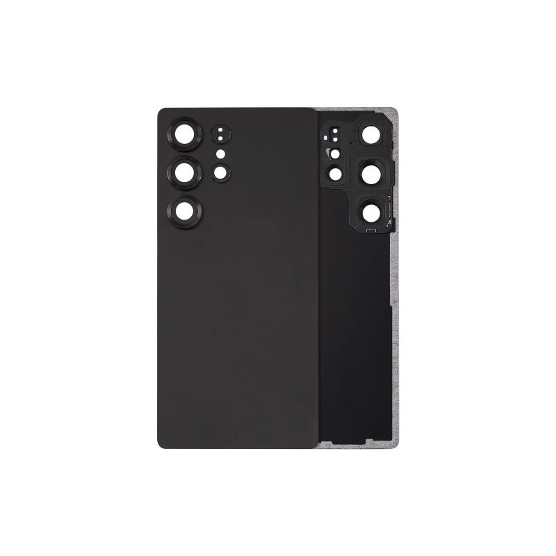 Back cover for Samsung S938 S25 Ultra / Titanium Black / (with camera glass) OEM